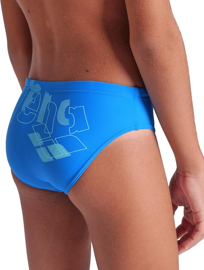 COSTUME ARENA BAMBINO SLIP BOY'S ARENA TALES SWIM BRIEFS BLUE CHINA-WATER