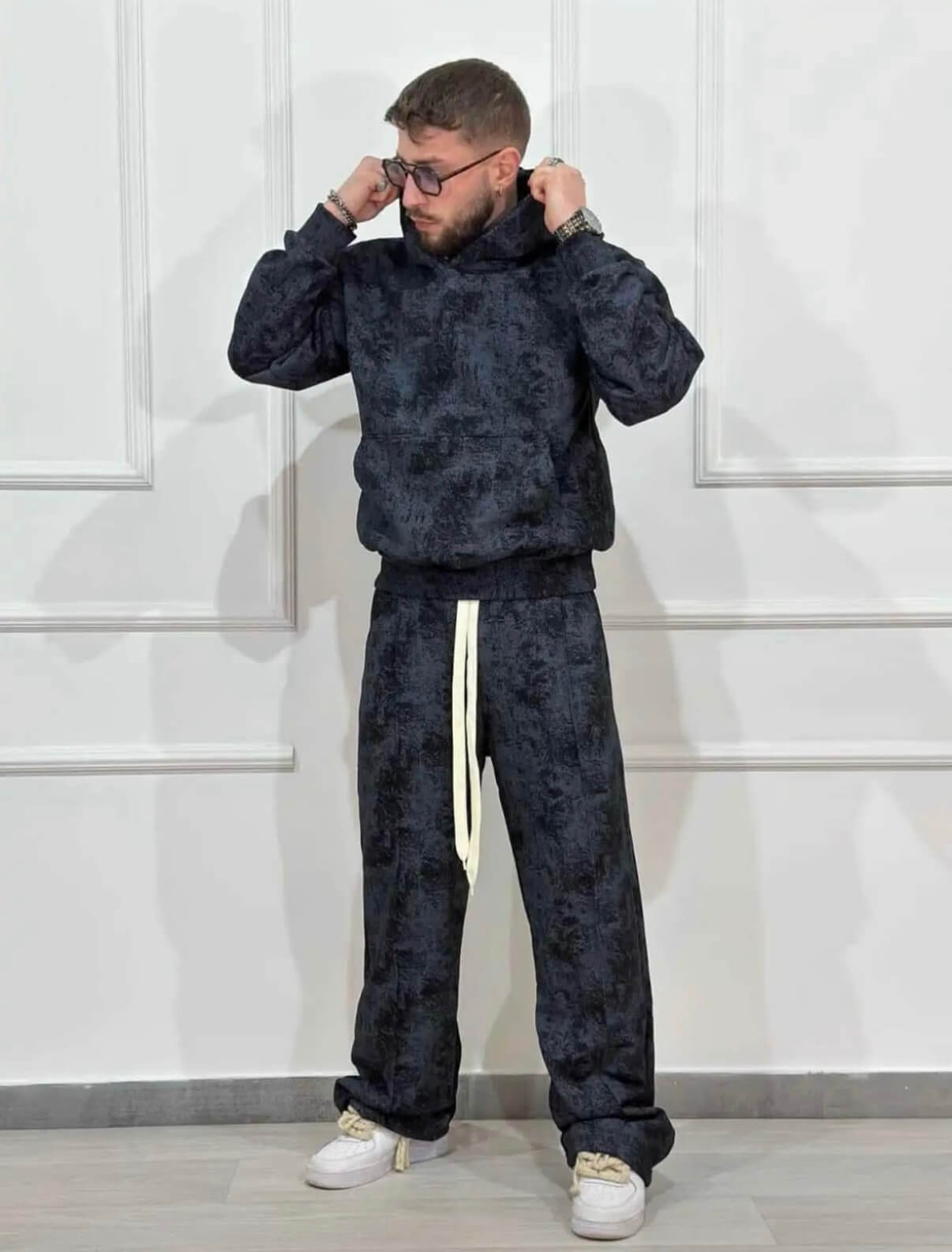 Felpa Blu JK Sport Streetwear