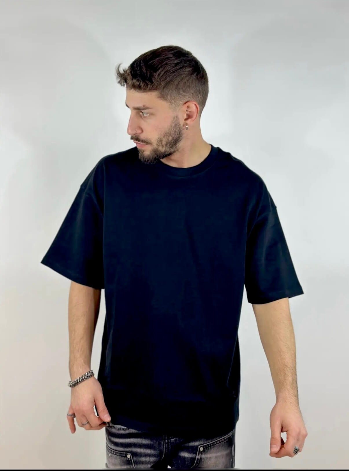 T-Shirt Basic Nero JK Sport