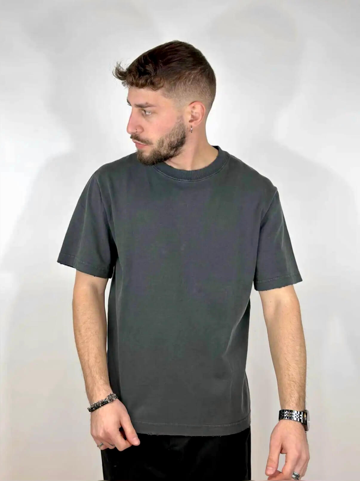 T-shirt Sbravata Grigio JK Sport