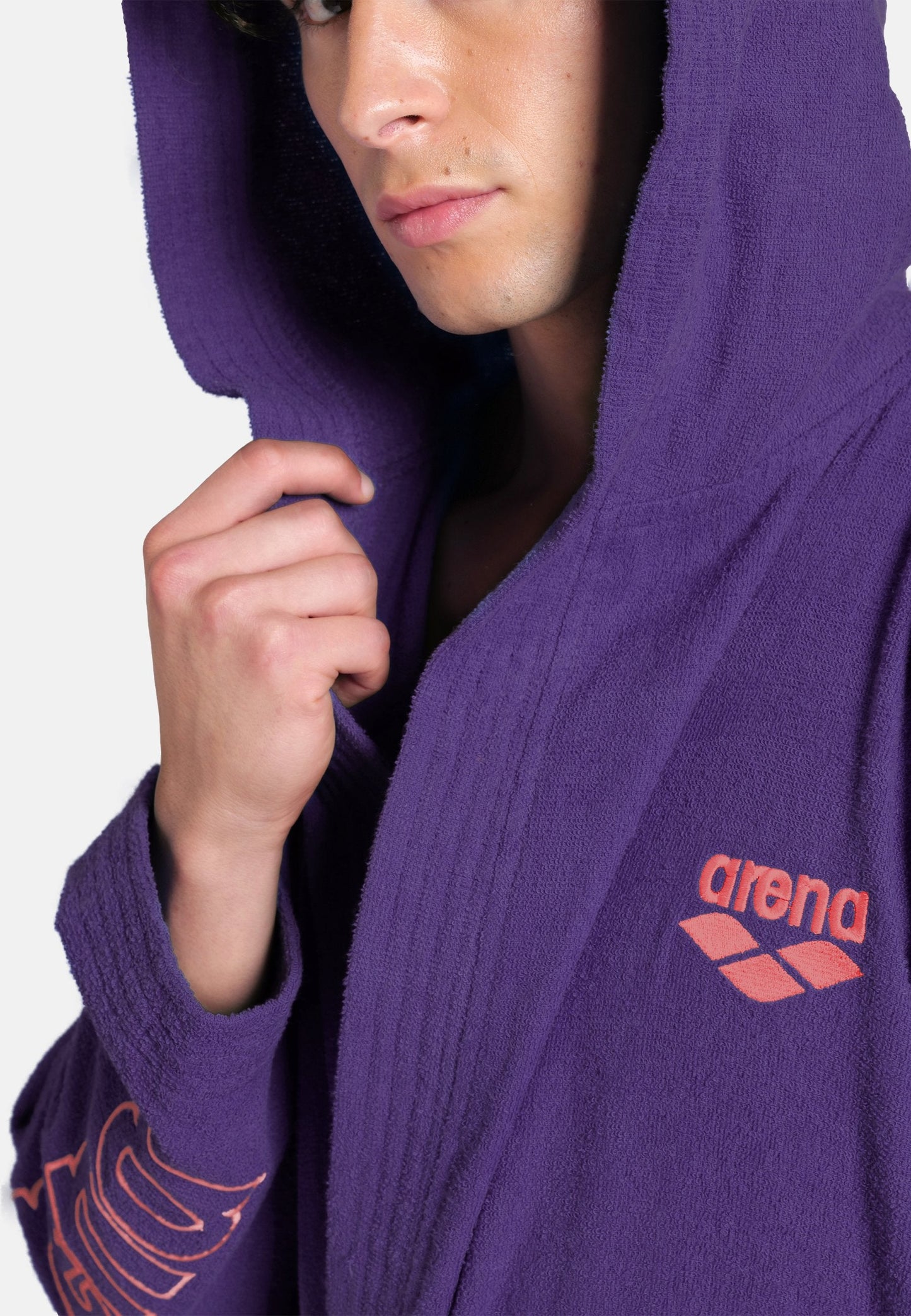ACCAPPATOIO ARENA ZEPPELIN LIGHT ROBE VIOLET-CALYPSO CORAL