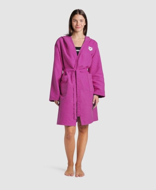 ACCAPPATOIO ARENA COMPACT MICROFIBER ROBE SHOCKING PINK-WHITE
