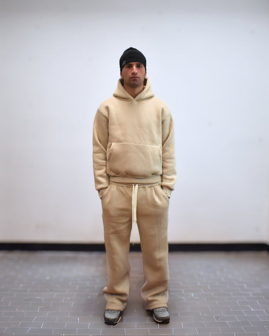 Coordinato Tuta Chill Boxy Fit Beige